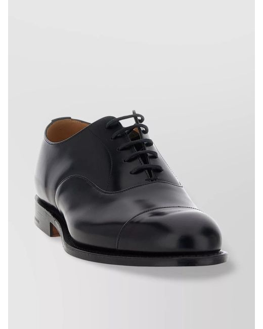 Church's Black Leather Lace-Up Shoes for men