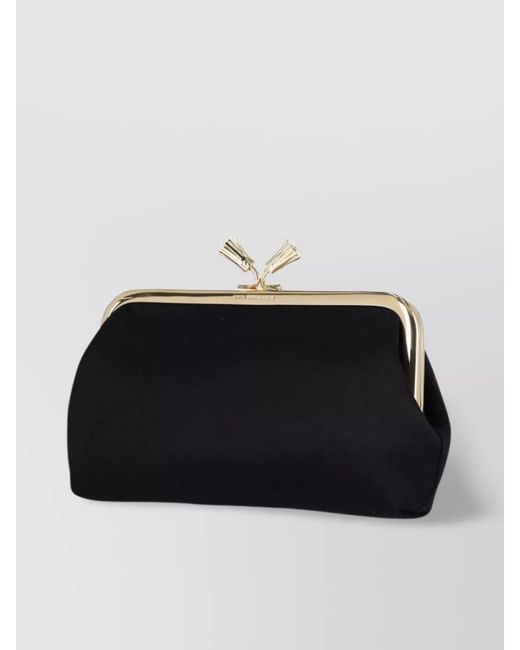 Anya Hindmarch Black Hardware Rectangular Shape Clutch Bag