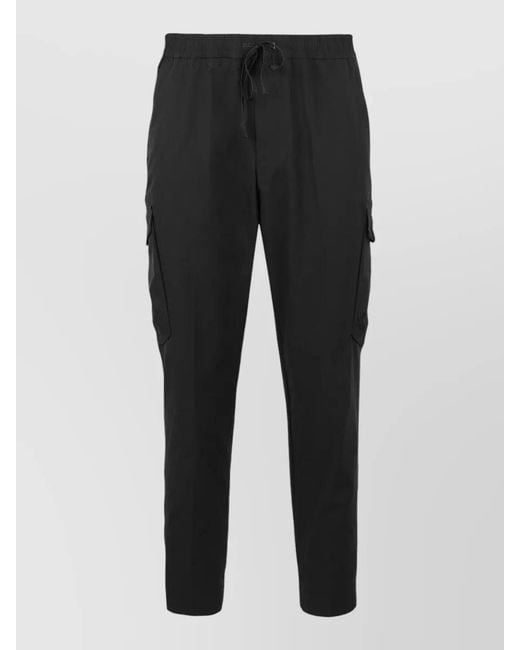 Boss Black Slim Cargo Pants Elastic Poplin Fabric for men