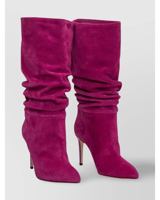 Paris Texas Pink Leather Boots
