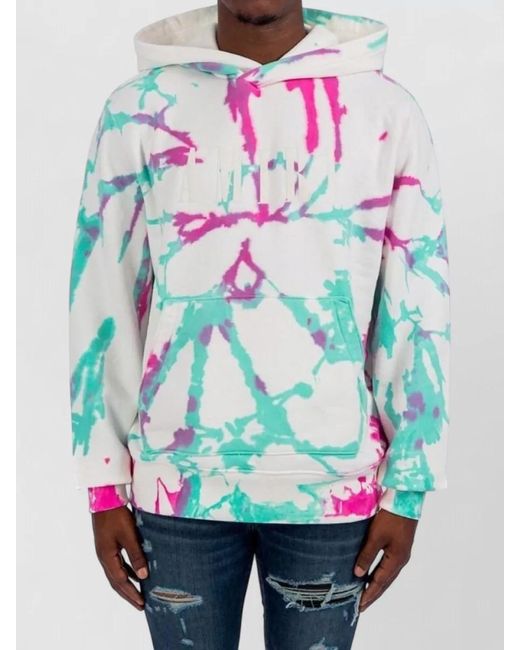 Amiri Gray Cotton Hooded Jacket for men