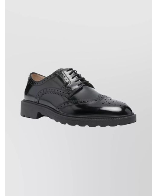 Bally Multicolor Brogues With Leather Upper And Block Heel for men