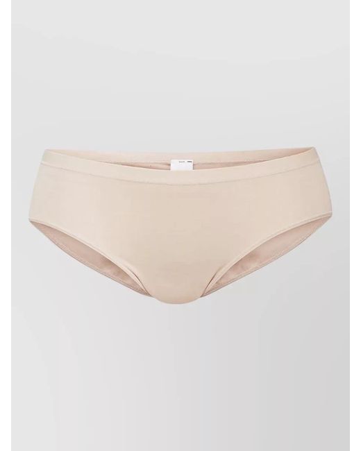 Calida Natural Seamless Mid Rise Underwear Brief Elastic Waistband