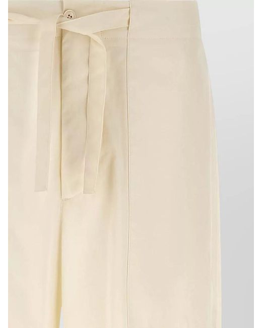 Jil Sander White Cotton Straight-Leg Cargo Trousers for men