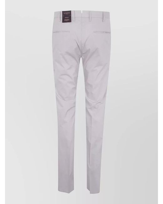 Incotex Gray Slim-Fit Chino Trousers for men