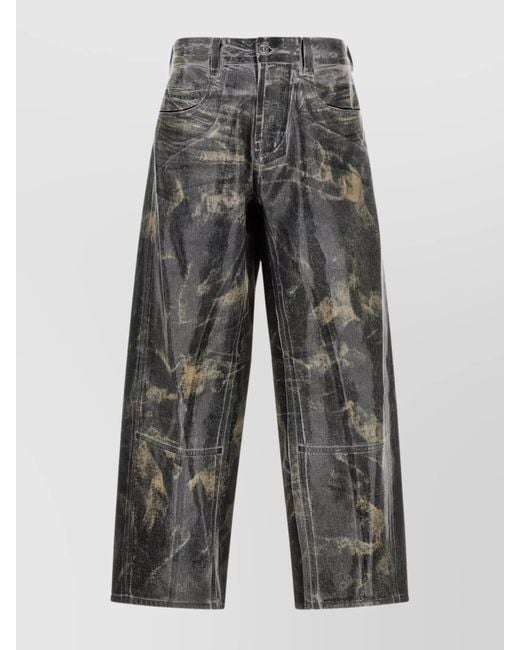 DIESEL Gray 1997 D-Enim Muc Fsh1 Casual Trousers for men