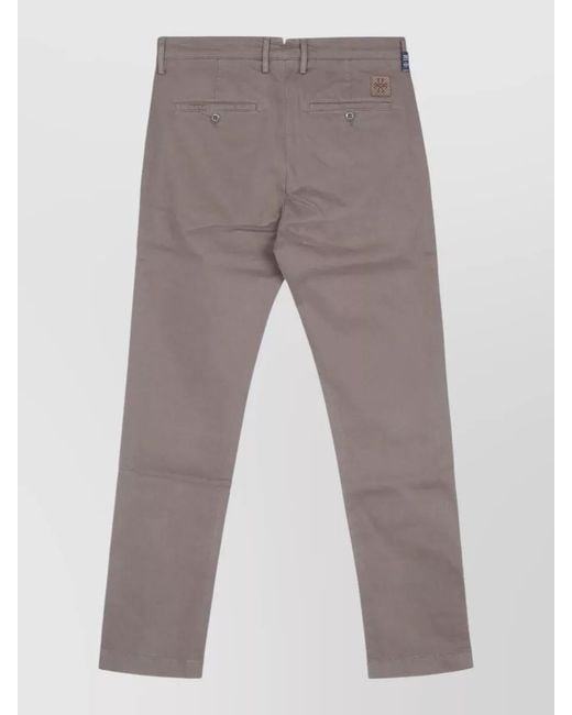 Jacob Cohen Gray Pants Belt Loops Back And Front Pockets for men