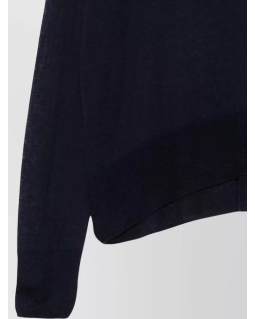Closed Blue Regular Crew Neck Long Sleeve Top