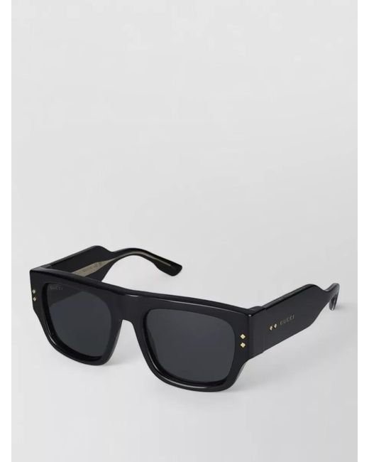 Gucci Black Sunglasses Gg1262S 001 Square Frame for men
