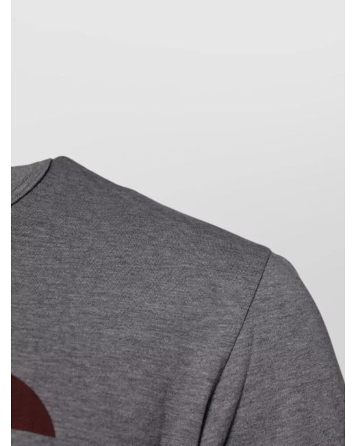 Dolce & Gabbana Gray Logo-Print Cotton Crew-Neck T-Shirt for men