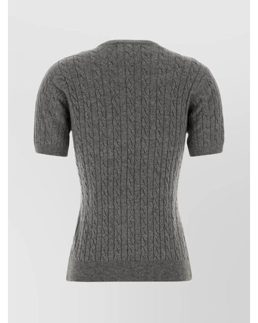GIMAGUAS Gray Cashmere Blend Sweater
