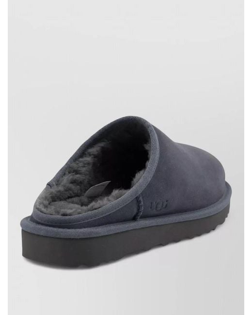 Ugg Blue Suede Leather Slip-On Slippers for men