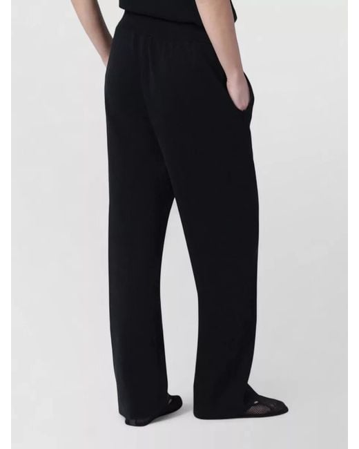 Entire studios Black Relaxed Fit Trousers Side Pockets Design
