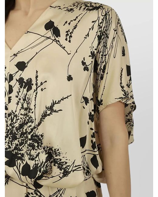 Semicouture Natural Midi Dress