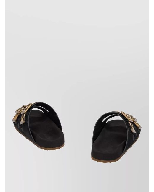 Burberry Multicolor Leather Buckled Sandals