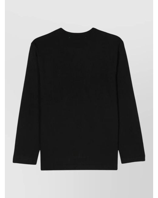 Comme des Garçons Black Heart Patch Crew Neck Jersey T-Shirt for men