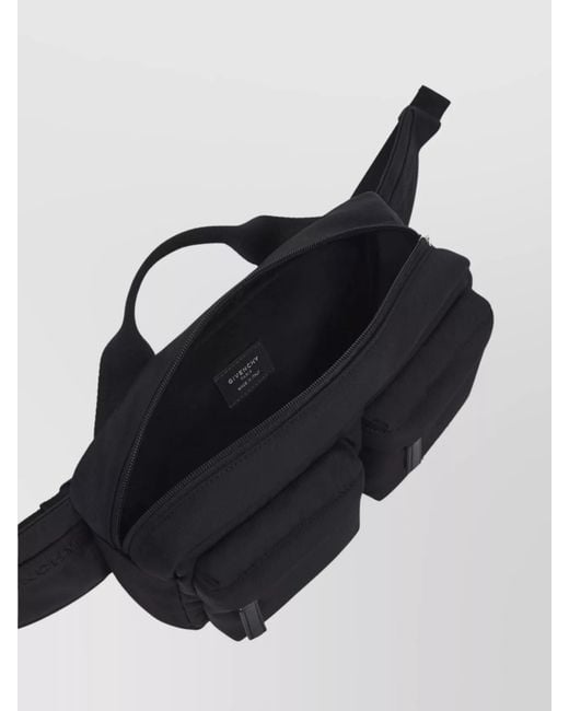 Givenchy Black Nylon Essential U Belt Bag for men