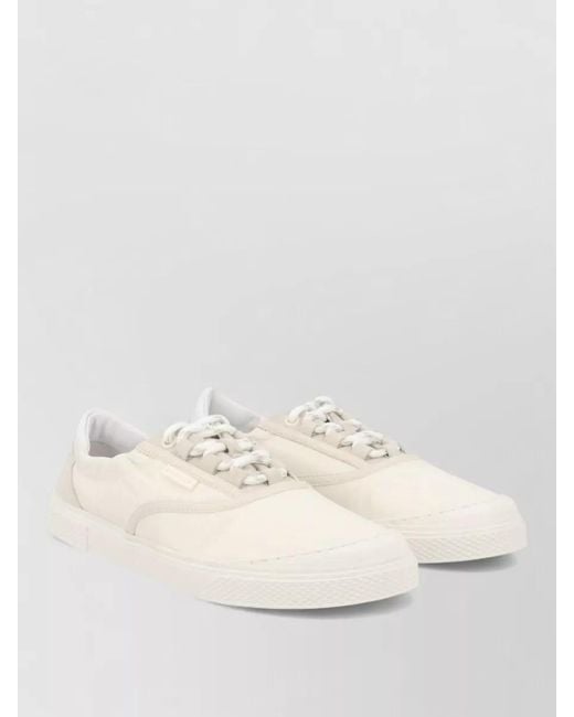 Moncler Natural Vera Leisure Lace-Up Sneakers