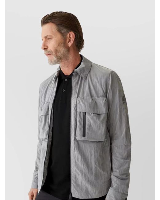 Belstaff Black Cotton Polo Shirt for men