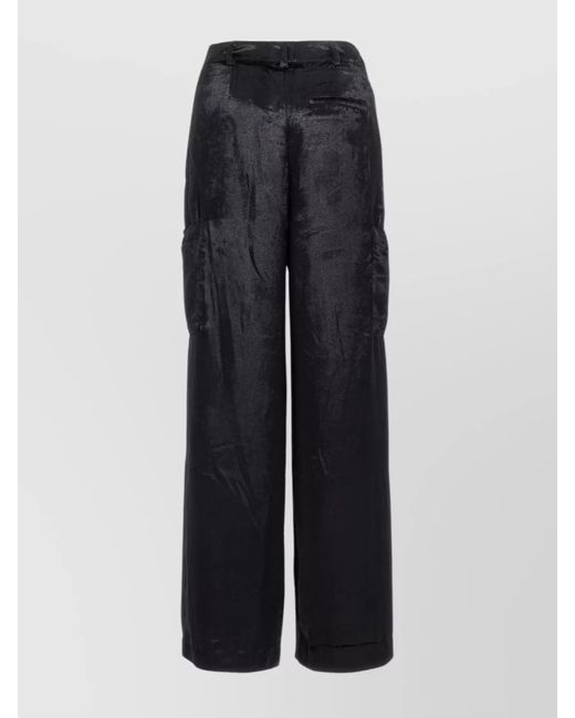 Loulou de Saison Blue Wide-Leg Trousers