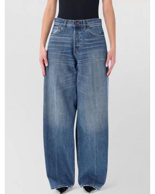 Haikure Blue Denim Straight-Leg Jeans