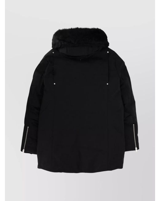 Moose Knuckles Black Down Parka for men