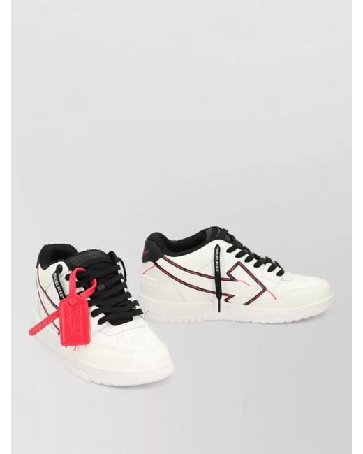 Off-White c/o Virgil Abloh Metallic Leather Low-Top Sneakers for men