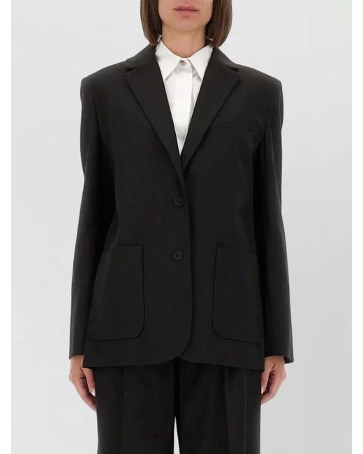 THE GARMENT Black Pluto Blazer Jacket Bow Detail Back