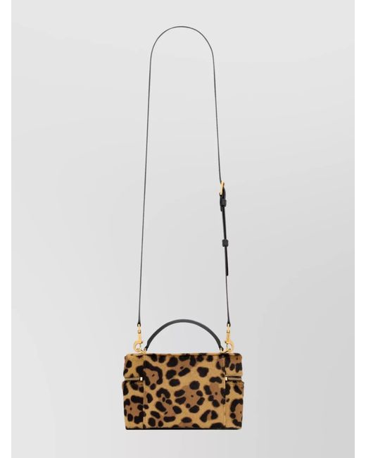 Saint Laurent White Gaby Vanity Bag Calf Leather Shoulder Bag
