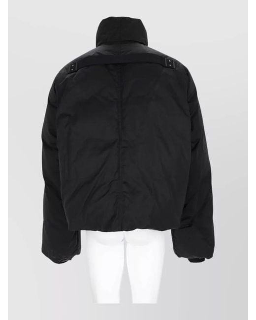 Rick Owens Black Puffer Coat for men