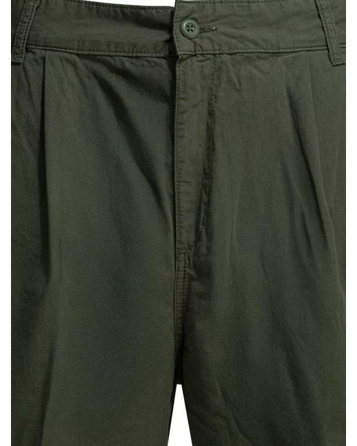 Carhartt Green Cole Shorts Cargo Style Pockets Belt Loops for men