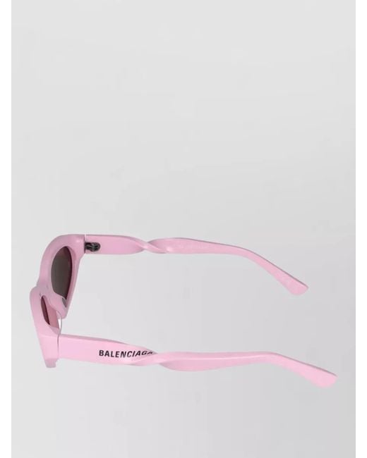 Balenciaga Pink Sunglasses Cat Eye Model Bb0207S
