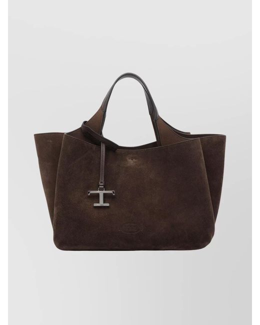 Tod's Brown Cross-Body Bag Detachable Strap