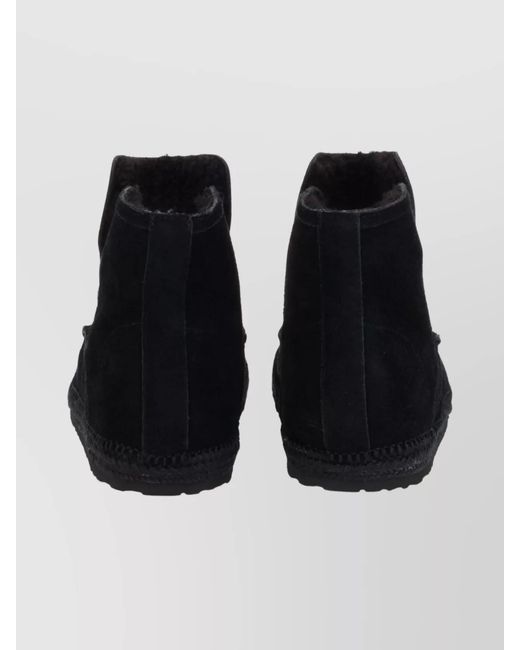 DIESEL Black Leather Boots for men