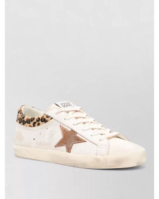 Golden Goose Deluxe Brand Natural Leather Low-Top Sneakers