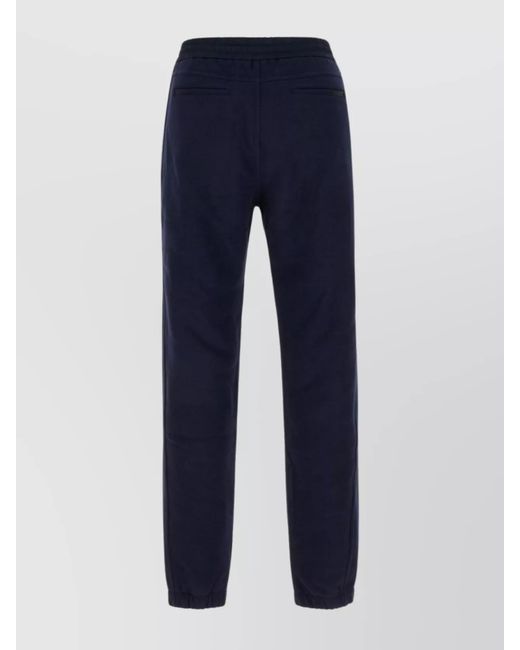 Saint Laurent Blue Cotton Track Pants for men