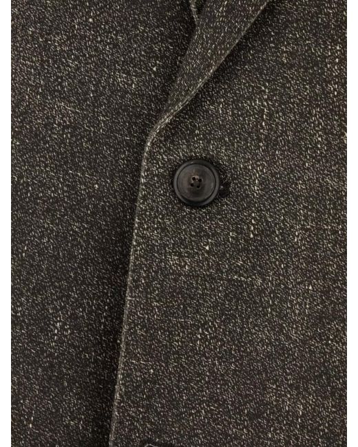 Circolo 1901 Black Printed Stretch Cotton Blazer for men
