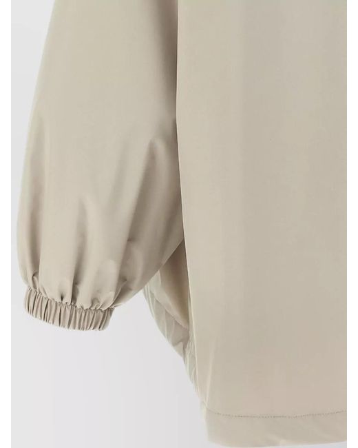 Moorer Natural Lehua Jacket Acqua Collection High Collar