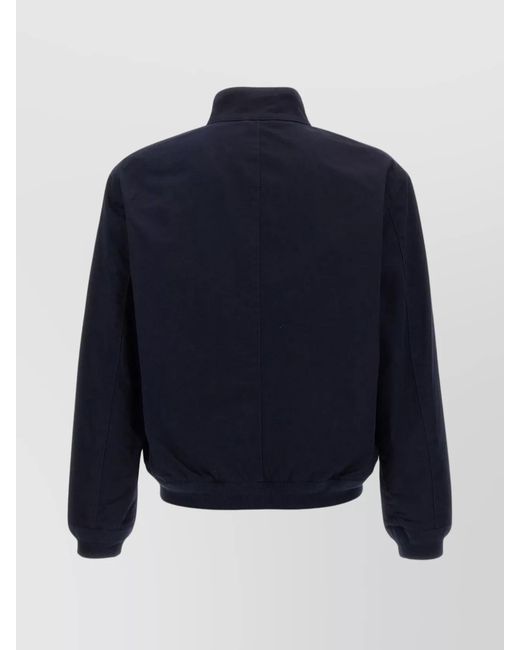 Polo Ralph Lauren Blue Cotton Bomber Jacket for men