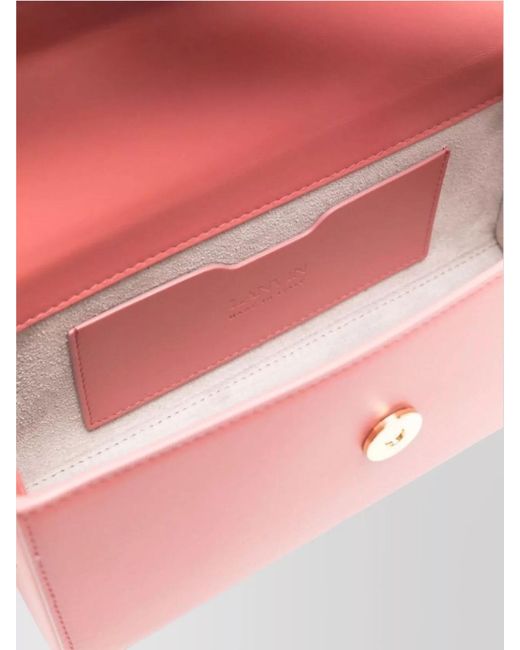 Lanvin Pink Happy Leather Shoulder Bag