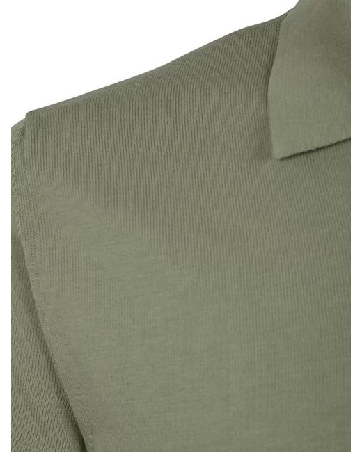 Dondup Green Piqué Polo Shirt for men