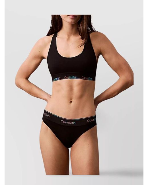 Calvin Klein Black Bralette Comfortable Elasticated Underband