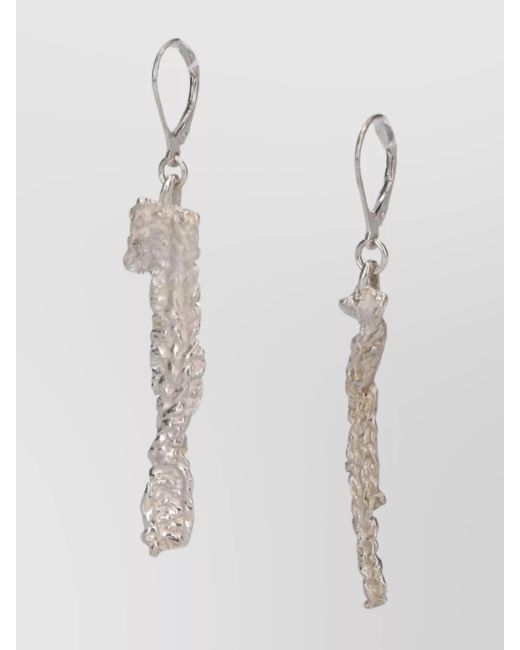 Our Legacy White Sterling Earrings