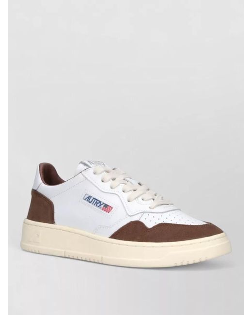 Autry Multicolor Leather Low-Top Sneakers