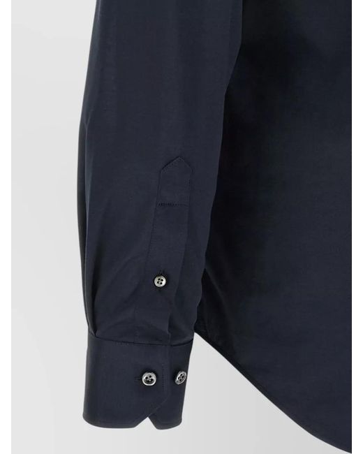 Pal Zileri Blue Capsule Shirt Long Sleeves Button Collar for men