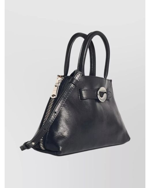 Coperni Blue Data Mini Leather Mini Bag