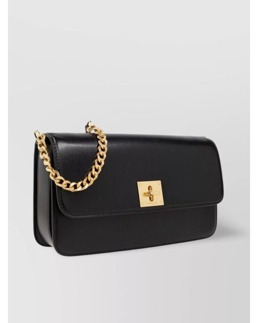 Golden Goose Deluxe Brand Black Leather Shoulder Bag