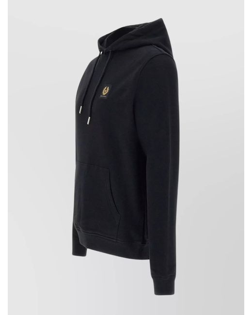 Belstaff Blue Cotton Regular-Fit Hoodie for men