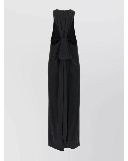 Saint Laurent Blue Midi Dress