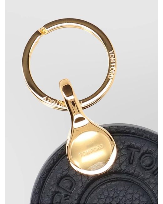 Tom Ford Blue Leather Key Case for men